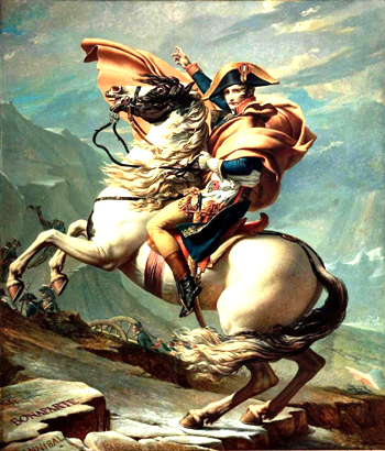 Napoleon crossing St. Bernard